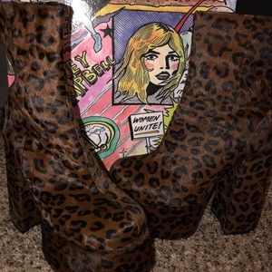 Jeffrey Campbell Platform Cheetah Booties